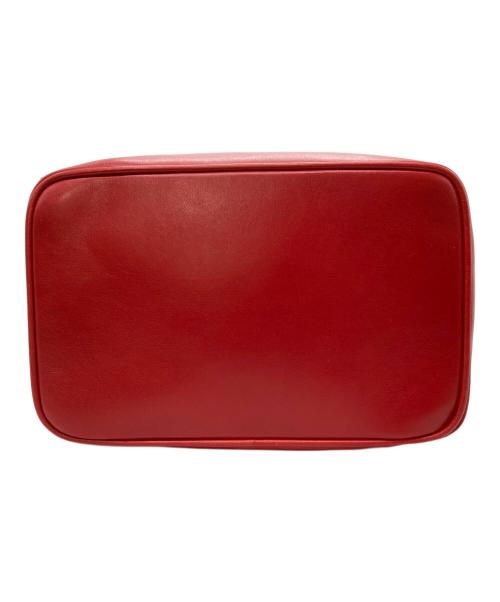 GUCCI（グッチ）GUCCI (グッチ) ホースビットバニティバッグ レッド×ゴールドの古着・服飾アイテム