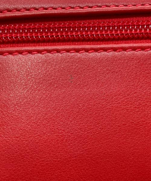 GUCCI（グッチ）GUCCI (グッチ) ホースビットバニティバッグ レッド×ゴールドの古着・服飾アイテム