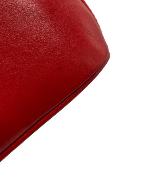 GUCCI（グッチ）GUCCI (グッチ) ホースビットバニティバッグ レッド×ゴールドの古着・服飾アイテム