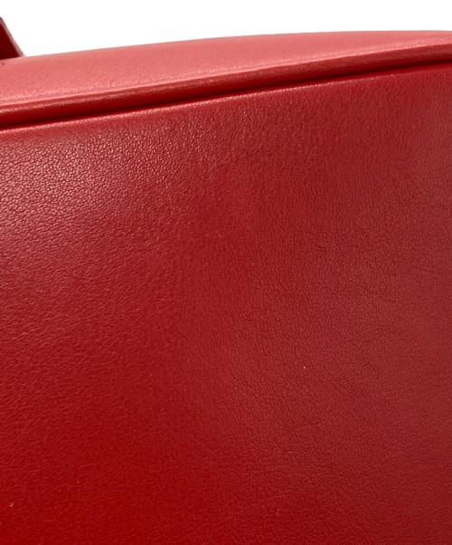 GUCCI（グッチ）GUCCI (グッチ) ホースビットバニティバッグ レッド×ゴールドの古着・服飾アイテム