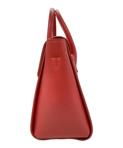 FURLA（フルラ）FURLA (フルラ) メトロポリス サッチェルバッグ レッドの古着・服飾アイテム