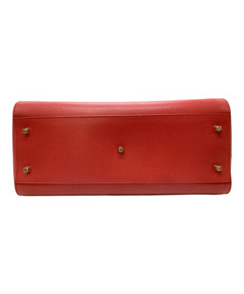 FURLA（フルラ）FURLA (フルラ) メトロポリス サッチェルバッグ レッドの古着・服飾アイテム