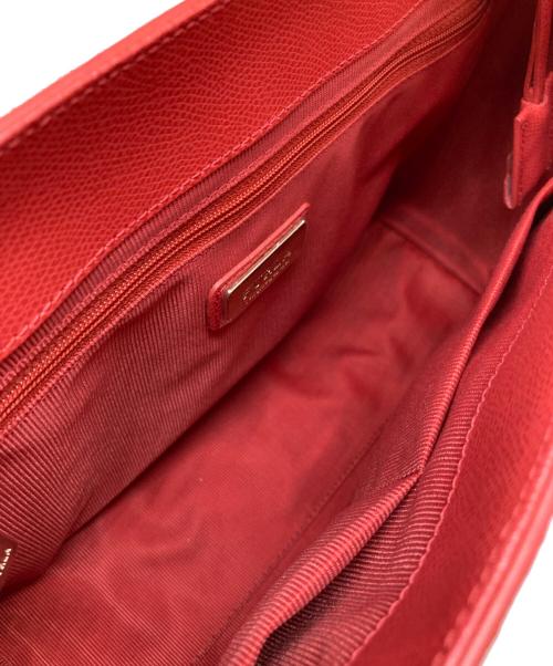 FURLA（フルラ）FURLA (フルラ) メトロポリス サッチェルバッグ レッドの古着・服飾アイテム