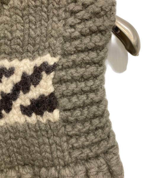 HYKE（ハイク）HYKE (ハイク) COWICHAN SWEATER NECK WARMER ベージュ サイズ:Freeの古着・服飾アイテム