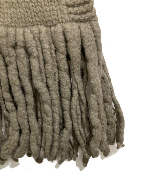 HYKE（ハイク）HYKE (ハイク) COWICHAN SWEATER NECK WARMER ベージュ サイズ:Freeの古着・服飾アイテム