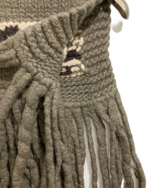 HYKE（ハイク）HYKE (ハイク) COWICHAN SWEATER NECK WARMER ベージュ サイズ:Freeの古着・服飾アイテム