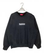 SUPREMEシュプリーム）の古着「25SS Washed Box Logo Crewneck」｜ブラック
