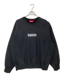 SUPREME（シュプリーム）の古着「25SS Washed Box Logo Crewneck」｜ブラック