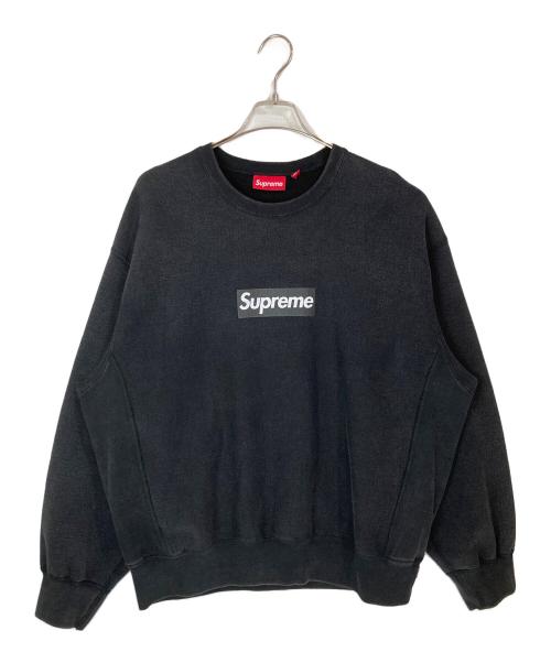 SUPREME（シュプリーム）Supreme (シュプリーム) 25SS Washed Box Logo Crewneck ブラック サイズ:Lの古着・服飾アイテム