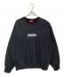 Supreme（シュプリーム）の古着「25SS Washed Box Logo Crewneck」｜ブラック