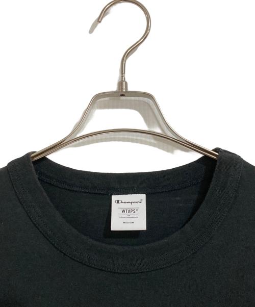Champion（チャンピオン）Champion (チャンピオン) WTAPS (ダブルタップス) 23AW Academy L/S T-Shirts ブラック サイズ:Mの古着・服飾アイテム