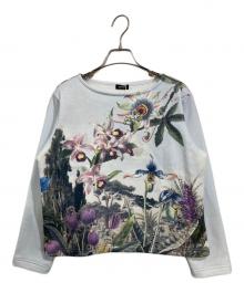 ZUCCA（ズッカ）の古着「P WILD FLOWER JERSEY」｜ブルー