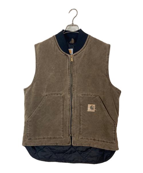 CarHartt（カーハート）CarHartt (カーハート) 90'sダックベスト ブラウン サイズ:Lの古着・服飾アイテム