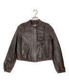 SEE BY CHLOEシーバイクロエ）の古着「レザージャケット」｜ブラウン