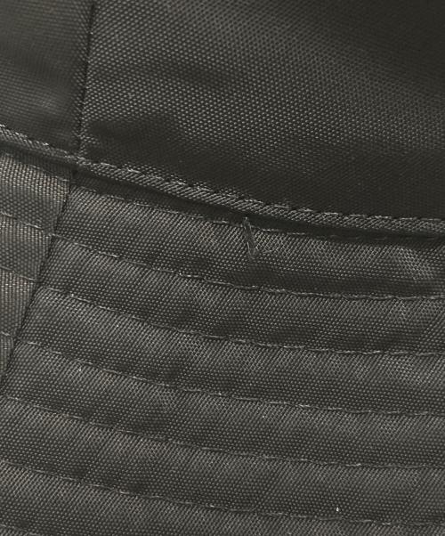 HERMES（エルメス）HERMES (エルメス) ナイロンジップバケットハット ブラック サイズ:58の古着・服飾アイテム