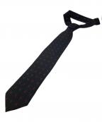 LOUIS VUITTONルイ ヴィトン）の古着「総柄シルクネクタイ」｜レッド×ブラック