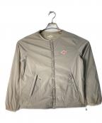 DANTONダントン）の古着「NYLON STRETCH TAFFETA INSULATION JACKET」｜グレージュ