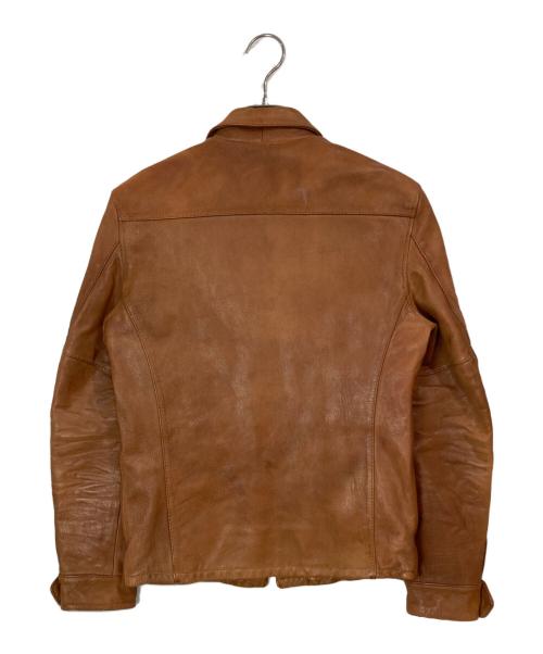 Schott（ショット）Schott (ショット) ゴートスキンジャケット ブラウン サイズ:Sの古着・服飾アイテム