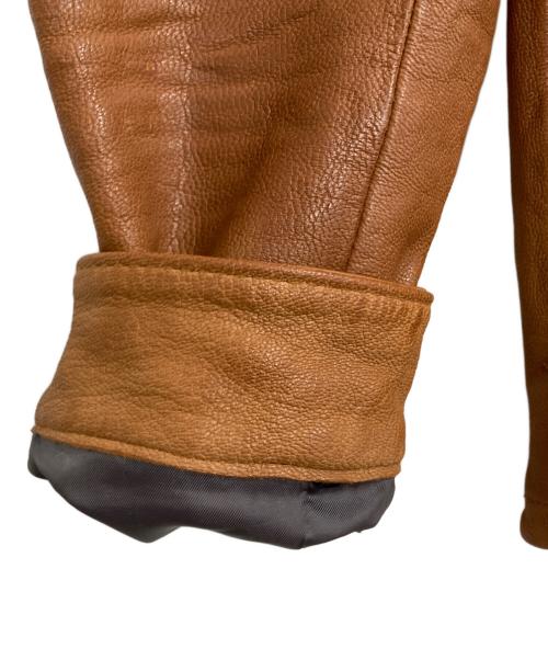Schott（ショット）Schott (ショット) ゴートスキンジャケット ブラウン サイズ:Sの古着・服飾アイテム