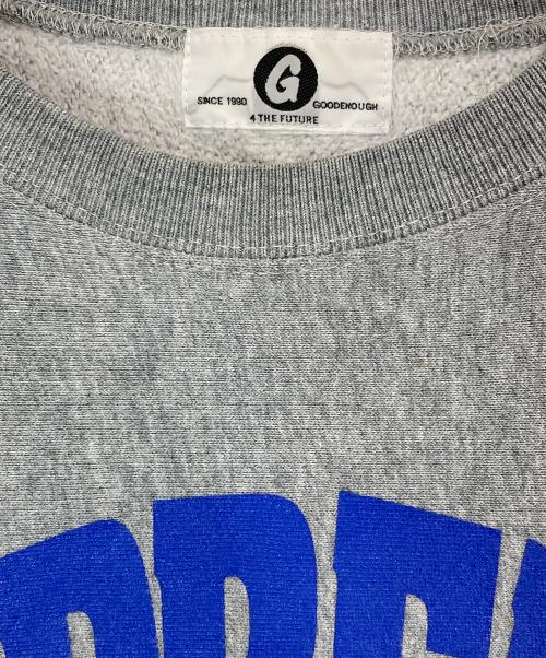 GOODENOUGH（グッドイナフ）GOODENOUGH (グットイナフ) プリントスウェット グレー サイズ:不明の古着・服飾アイテム