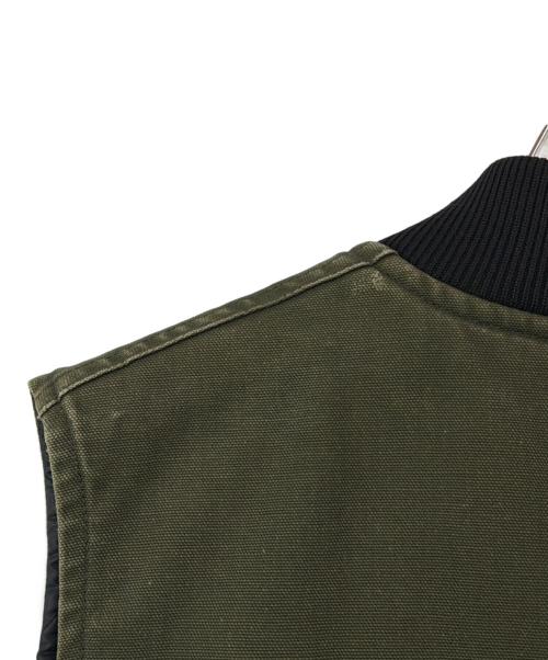 CarHartt（カーハート）CarHartt (カーハート) ダックベスト オリーブ サイズ:Ｍの古着・服飾アイテム
