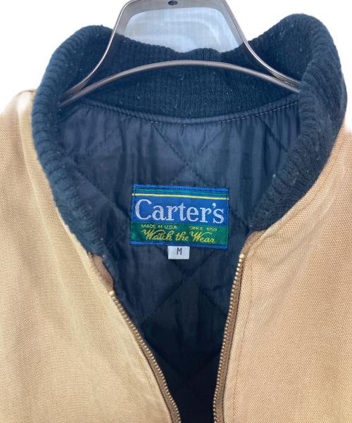 Carter's（カーターズ）Carter's (カーターズ) ダック地ワークベスト ブラウン サイズ:Mの古着・服飾アイテム