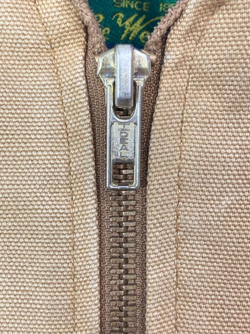 Carter's（カーターズ）Carter's (カーターズ) ダック地ワークベスト ブラウン サイズ:Mの古着・服飾アイテム