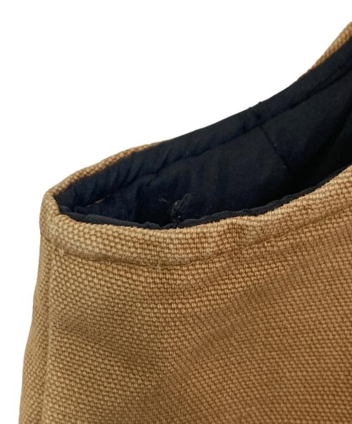 Carter's（カーターズ）Carter's (カーターズ) ダック地ワークベスト ブラウン サイズ:Mの古着・服飾アイテム