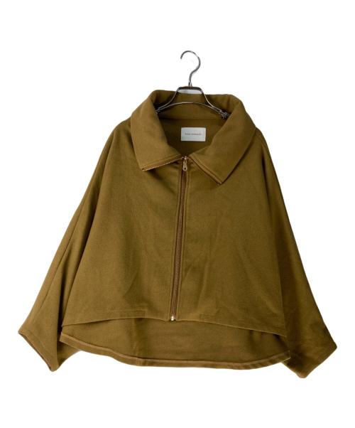 ERIKO YAMAGUCHI（エリコ ヤマグチ）ERIKO YAMAGUCHI (エリコ ヤマグチ) ジップジャケット ブラウン サイズ:Ｍの古着・服飾アイテム