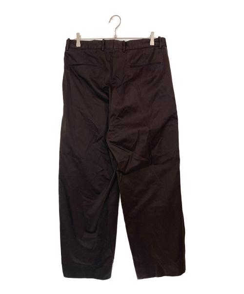 STEVEN ALAN（スティーブンアラン）STEVEN ALAN (スティーブンアラン) ウエポン ニドム イン ツープリーツ ドレス トラウザーズ ブラウン サイズ:XLの古着・服飾アイテム