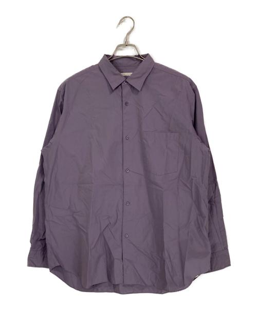 UNITED ARROWS（ユナイテッドアローズ）UNITED ARROWS (ユナイテッドアローズ) カリビアーナミルズ ポプリン レギュラーカラーシャツ パープル サイズ:XLの古着・服飾アイテム