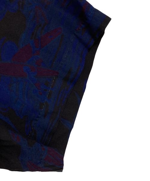 TWO PALMS（トゥーパームス）TWO PALMS (トゥーパームス) TOMORROW LAND (トゥモローランド) レーヨン アロハシャツ ネイビー サイズ:Lの古着・服飾アイテム