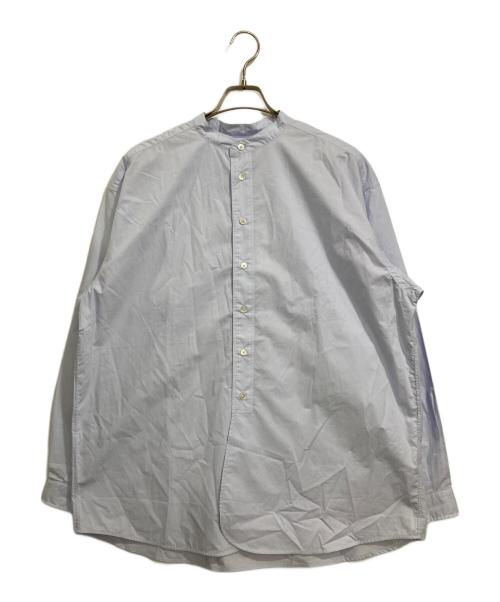ORCIVAL（オーシバル）ORCIVAL (オーシバル) バンドカラーシャツ ブルー サイズ:5の古着・服飾アイテム