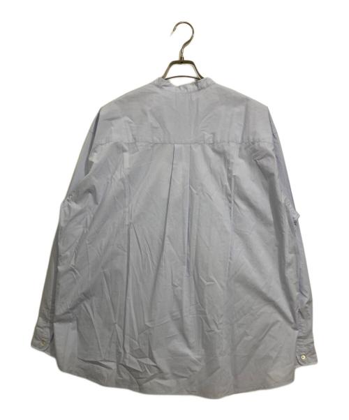 ORCIVAL（オーシバル）ORCIVAL (オーシバル) バンドカラーシャツ ブルー サイズ:5の古着・服飾アイテム