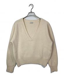 SPECIALE（スペチャーレ）の古着「Vネックニット」｜ベージュ