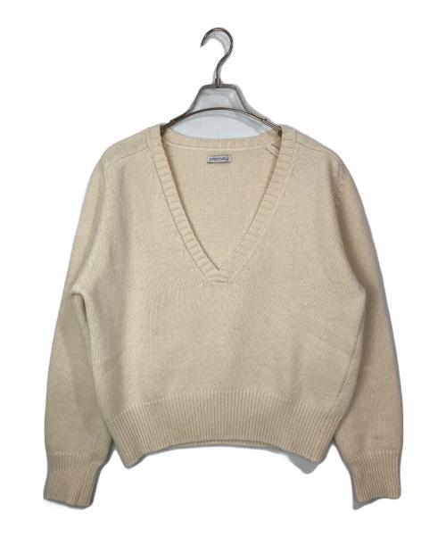 SPECIALE（スペチャーレ）SPECIALE (スペチャーレ) Vネックニット ベージュ サイズ:Lの古着・服飾アイテム