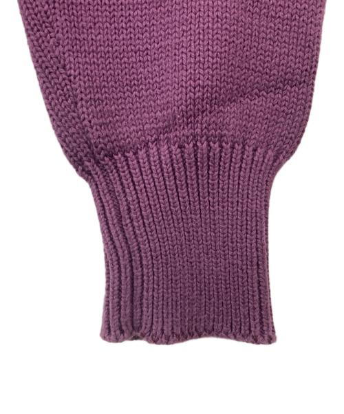 SPECIALE（スペチャーレ）SPECIALE (スペチャーレ) Vネックニット パープル サイズ:Lの古着・服飾アイテム