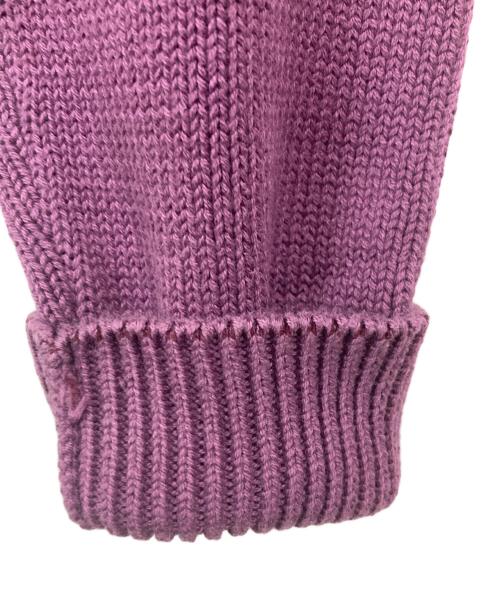 SPECIALE（スペチャーレ）SPECIALE (スペチャーレ) Vネックニット パープル サイズ:Lの古着・服飾アイテム