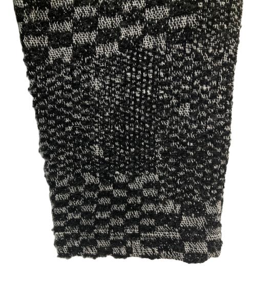 Engineered Garments（エンジニアド ガーメンツ）Engineered Garments (エンジニアド ガーメンツ) KNIT CARDIGAN BLOCK JAQUARD ブラック サイズ:Lの古着・服飾アイテム