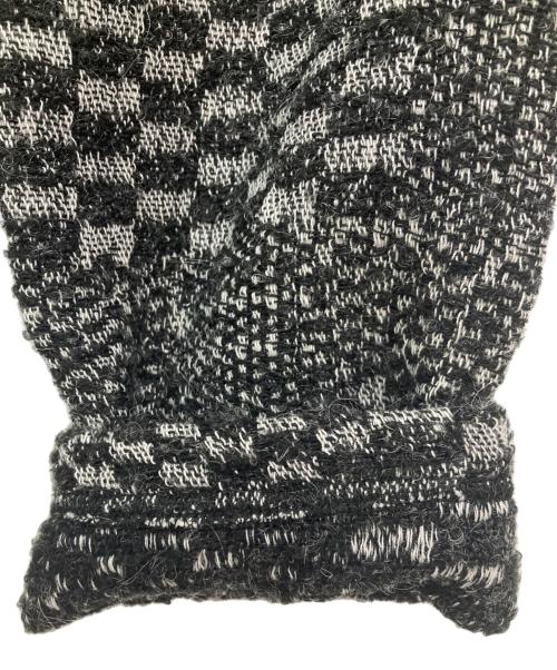 Engineered Garments（エンジニアド ガーメンツ）Engineered Garments (エンジニアド ガーメンツ) KNIT CARDIGAN BLOCK JAQUARD ブラック サイズ:Lの古着・服飾アイテム