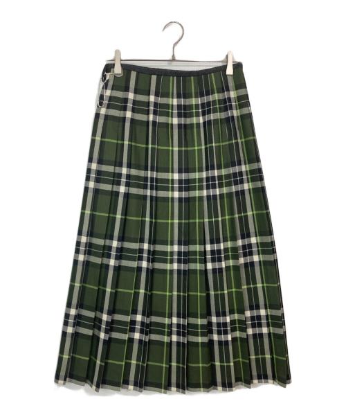 O'NEIL OF DUBLIN（オニールオブダブリン）O'NEIL OF DUBLIN (オニールオブダブリン) キルトラップスカート グリーン サイズ:US8の古着・服飾アイテム