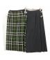 中古・古着 O'NEIL OF DUBLIN (オニールオブダブリン) キルトラップスカート グリーン サイズ:US8：10000円