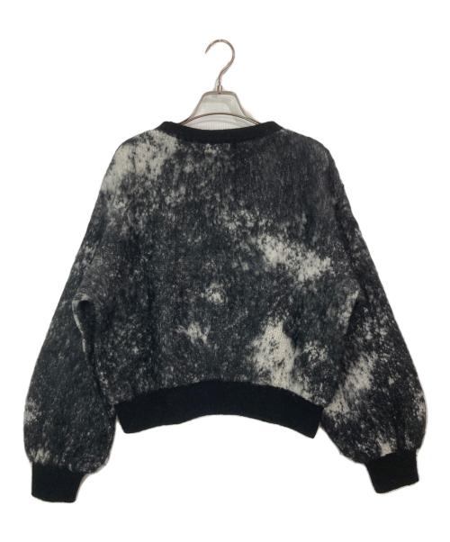 WRAPINKNOT（ラッピンノット）WRAPINKNOT (ラッピンノット) Middle-gauge Brushed JQ Crewneck PO ブラックの古着・服飾アイテム