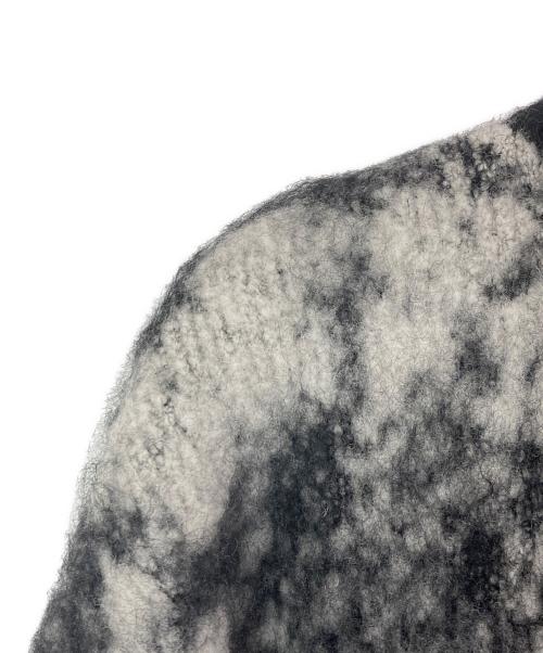 WRAPINKNOT（ラッピンノット）WRAPINKNOT (ラッピンノット) Middle-gauge Brushed JQ Crewneck PO ブラックの古着・服飾アイテム