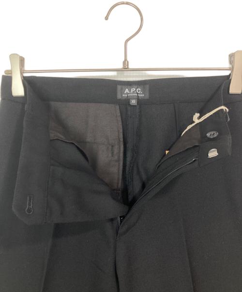 A.P.C.（アーペーセー）A.P.C. (アーペーセー) センタープレスパンツ ブラック サイズ:XSの古着・服飾アイテム