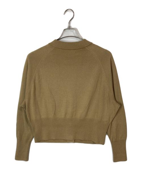 FRED PERRY（フレッドペリー）FRED PERRY (フレッドペリー) V-NECK CARDIGAN ブラウン サイズ:10の古着・服飾アイテム