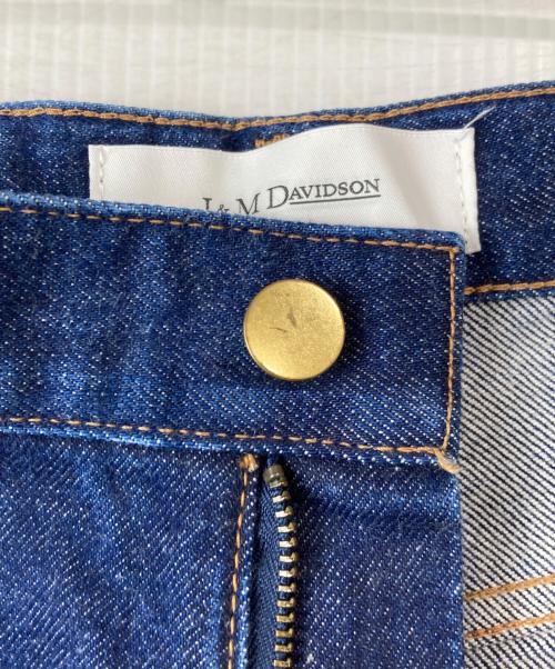 J&M DAVIDSON（ジェイ＆エム デヴィッドソン）J&M DAVIDSON (ジェイ＆エム デヴィッドソン) ワイドレッグ クロップト ジーンズ インディゴ サイズ:8の古着・服飾アイテム