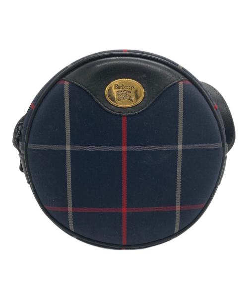 Burberry's（バーバリー）Burberry's (バーバリー) サークルショルダーバッグ ネイビーの古着・服飾アイテム