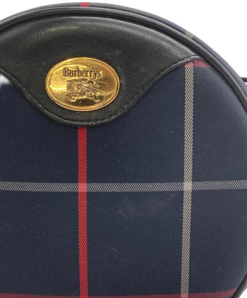 Burberry's（バーバリー）Burberry's (バーバリー) サークルショルダーバッグ ネイビーの古着・服飾アイテム