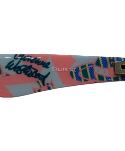 Vivienne Westwood（ヴィヴィアンウエストウッド）Vivienne Westwood (ヴィヴィアンウエストウッド) サングラス レッド サイズ:58☐16-140の古着・服飾アイテム
